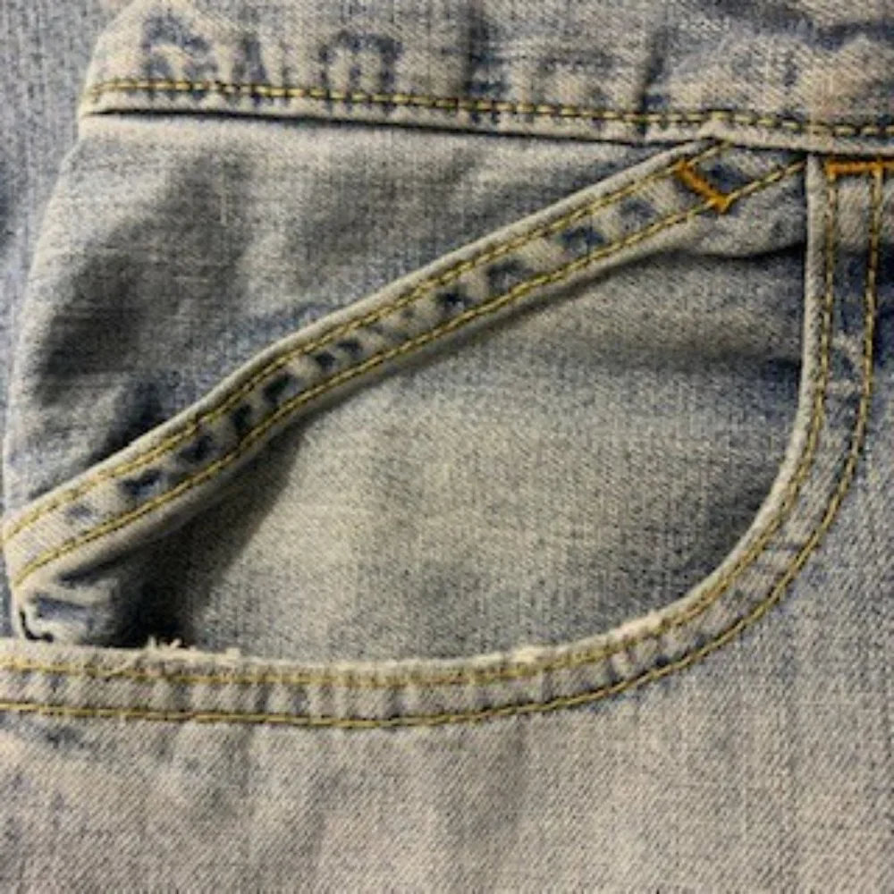 Levis Silver Tab Womens Baggy Denim Jeans zip up fly 36 X 34 - Picture 10 of 12